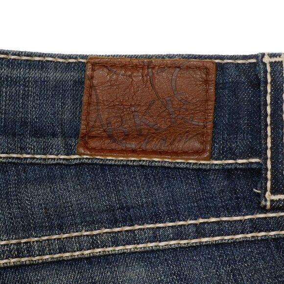 BKE Starlite Jeans 26 Womens Crop Capri Low Rise Blue Denim Stretch 28x19.5 - Picture 10 of 13